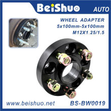 Aluminium Wheel Lug Adaptor with Black Surface